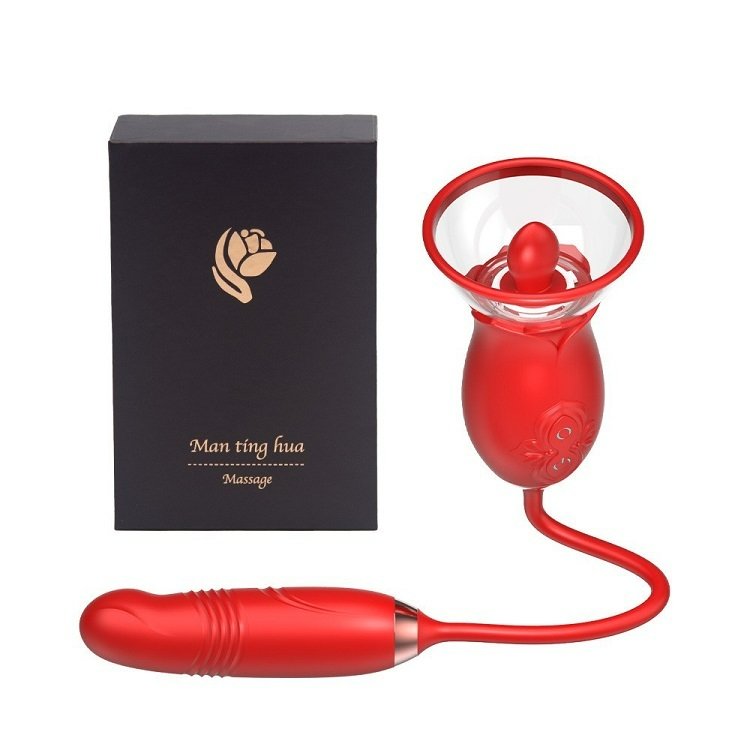 VIBRADOR SUCCIONADOR DOBLE FUNCIÓN