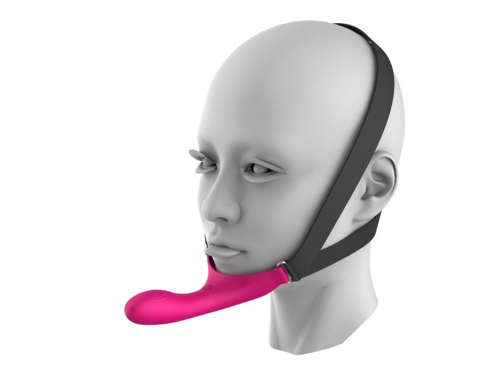 VIBRADOR DE MENTÓN CON ARNÉS