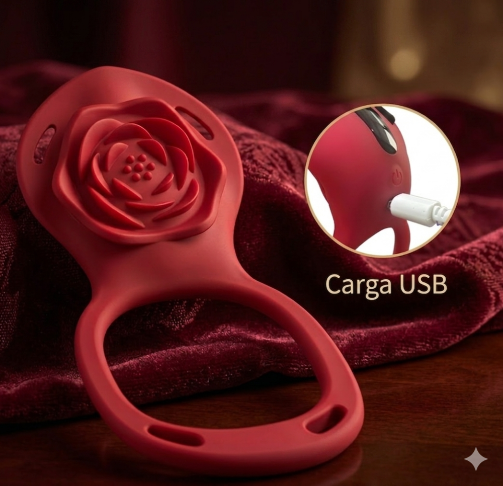 ROSA VIBRADORA CON ARNES (APP)