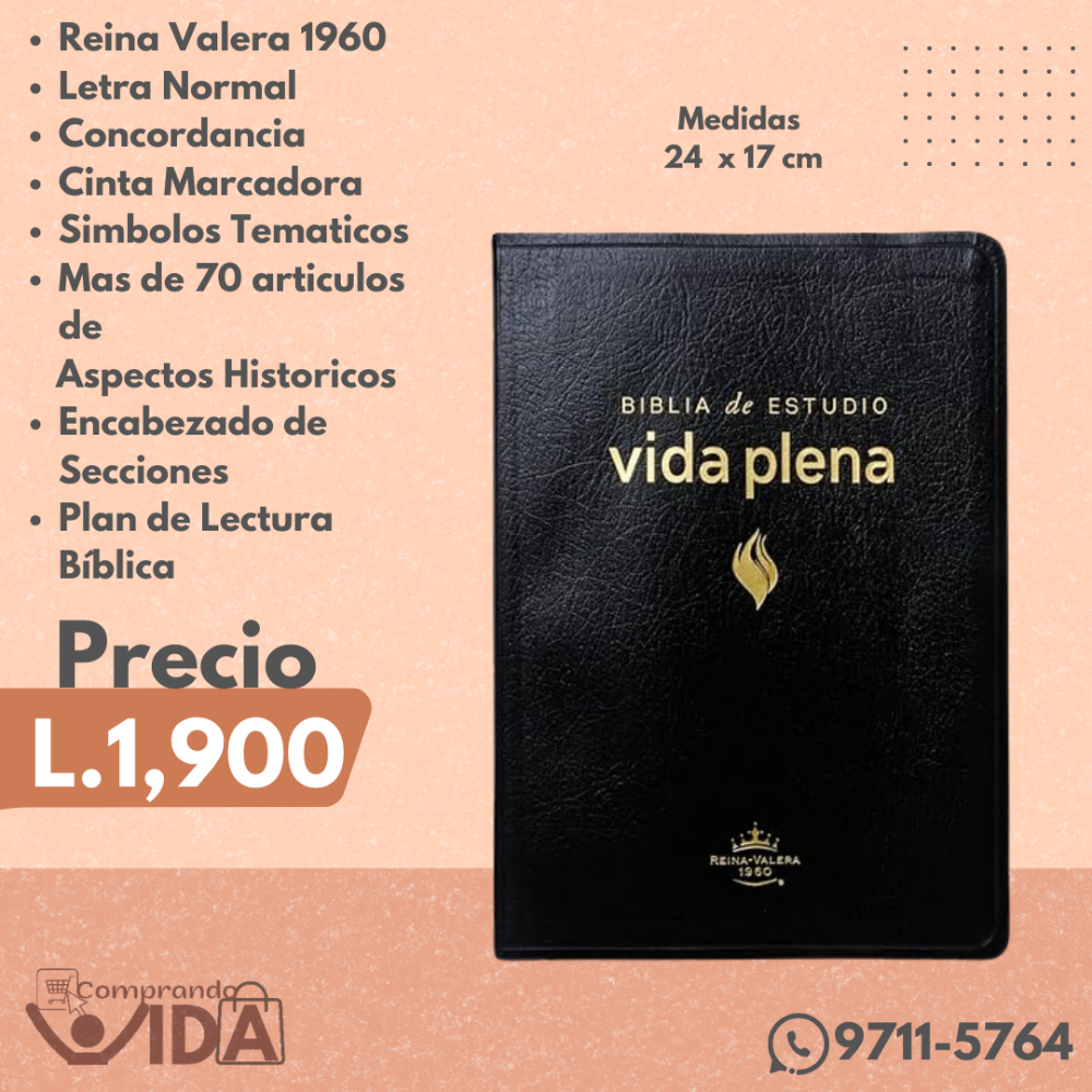 Biblia de Estudio Vida Plena