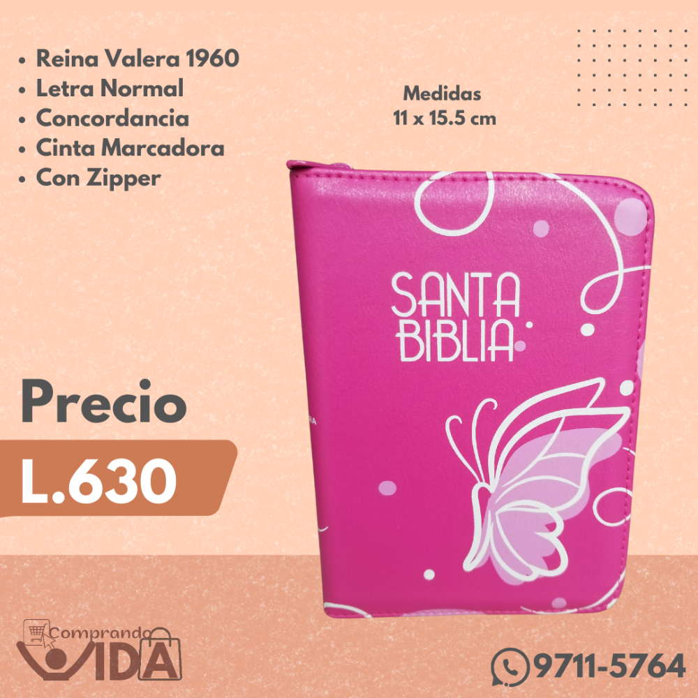 Biblia RVR Fuxia Canto Fuxia