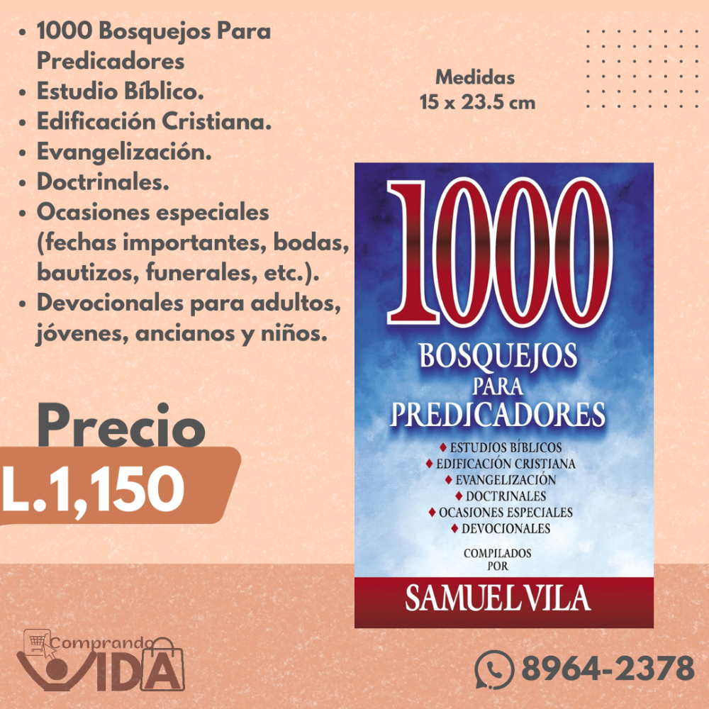 Libro 1000 Bosquejos Biblicos