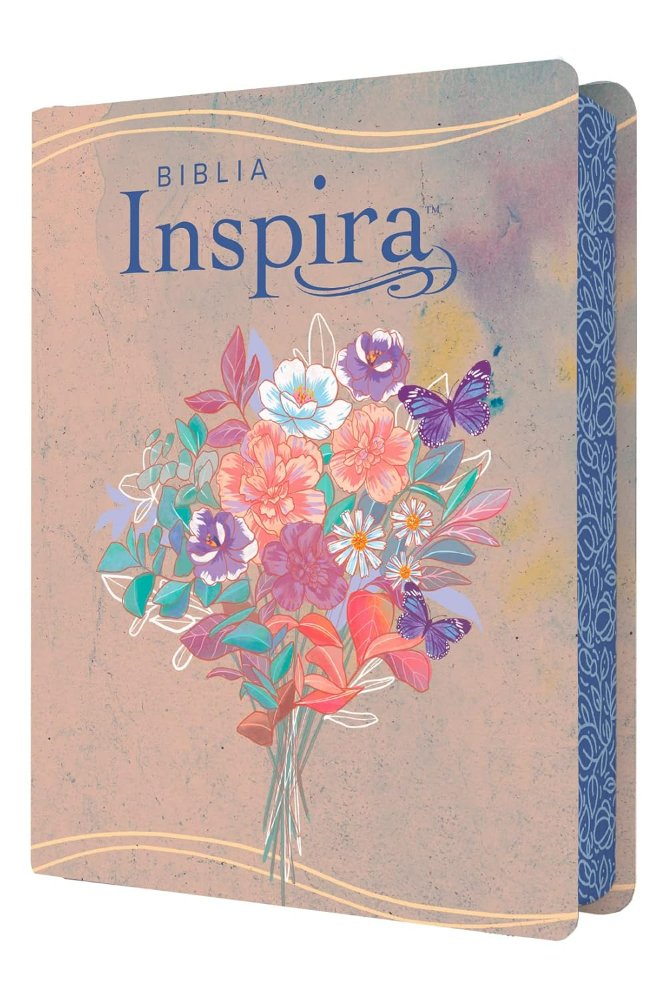 BIBLIA INSPIRA SENTIL ACUERELA ROSA