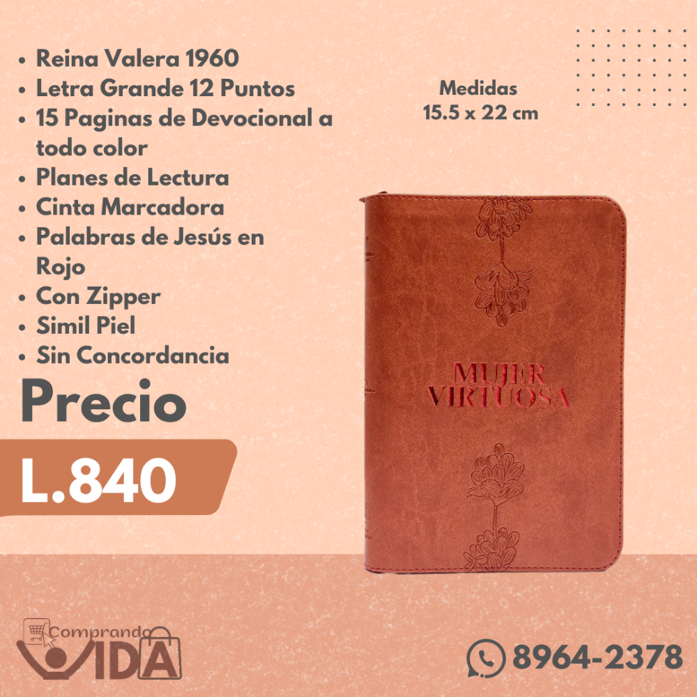 BIBLIA MUJER VIRTUOSA CAFE