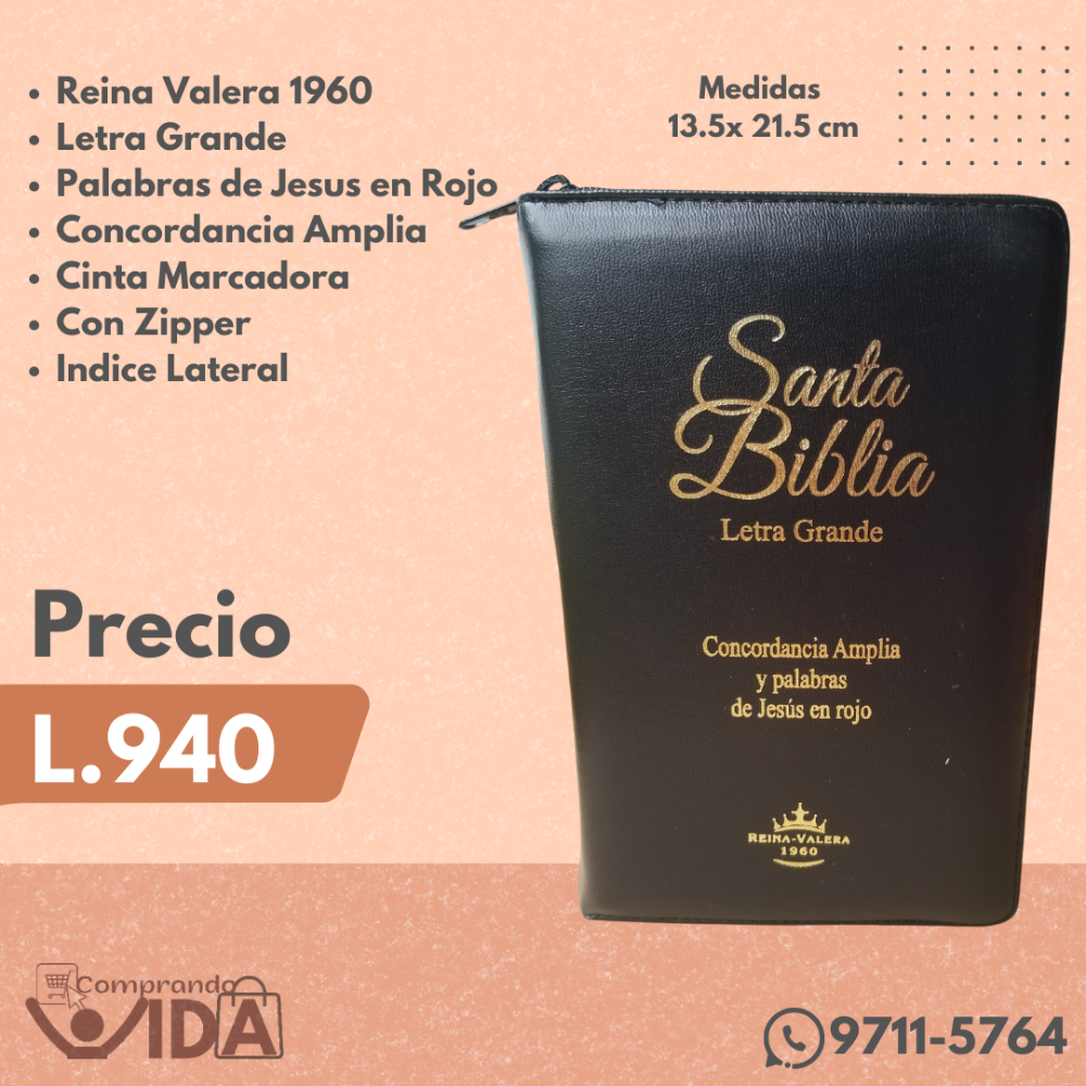 Biblia Letra Grande con Forro