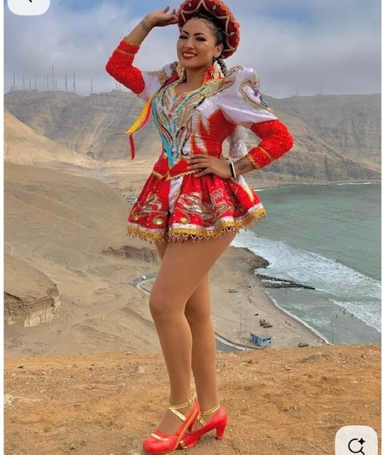 TENIDA TIRANA DAMAS. INCLUYE SOMBRERO.