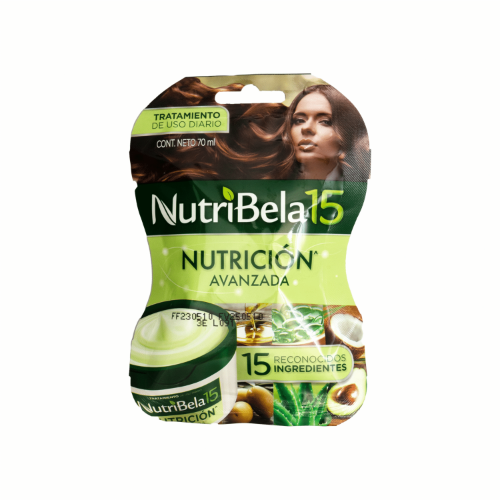 Nutribela tratamiento capilar biocolageno fuerza y crecimiento 27ml