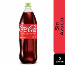 Coca cola 2 litros sin azucar