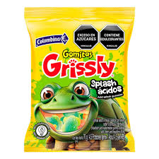 Gomitas grisly splash acidos 80g