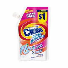 Ciclon detergente liquido quita manchas 300Ml