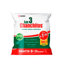 Manteca vegetal 3 chanchitos 420gr