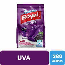 Gelatina royal sabor a uva 40g
