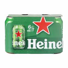 Heineken six pax lata