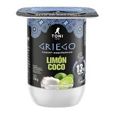 Yougurt griego limon coco