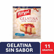 Gelatina sin sabor 11g