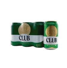 Six pack lata club 355ml