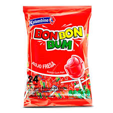 Bonbom bum rojo fresa 456gr