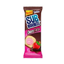 Submarinos chocofresa 47gr