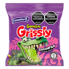 Gomitas grisly cocodrilo 55g