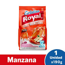 Gelatina royal sabor a manzana 40g