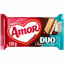 Amor duo chocoleche 78gr