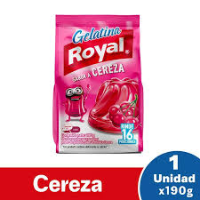 Gelatina royal cereza 190