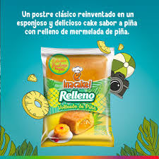 Inacake relleno volteado de piña