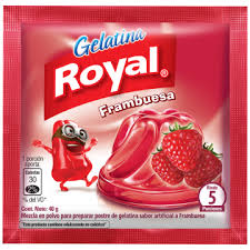 Gelatina royal sabor a frambuesa 40g