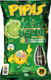 Pipas mega verde 120g