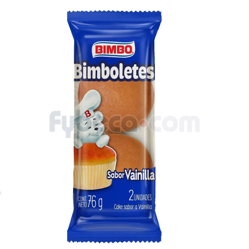 Bimboletes sabor a vainilla 76g