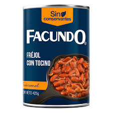 Facundo frejol con tocino 425g