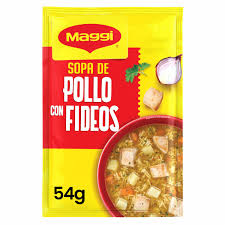 Sopa de pollo con fideos 54g