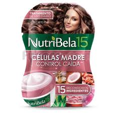 Nutribela shampoo celulas madres y control caida 19ml