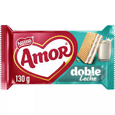 Amor doble leche pekes 130gr