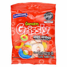 Gomitas grissly aros acidos 78g