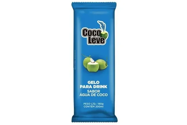 gelo saborizado sabor coco