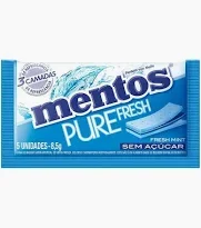 chiclete mentos azul