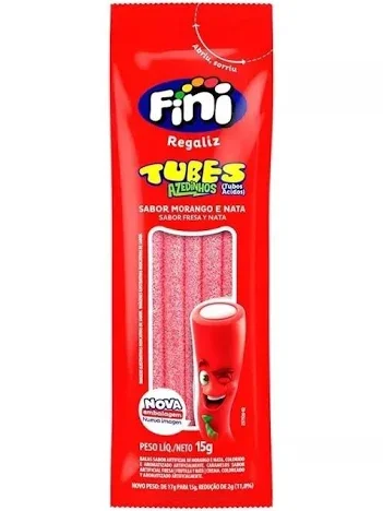 fini tubos frutas vermelhas