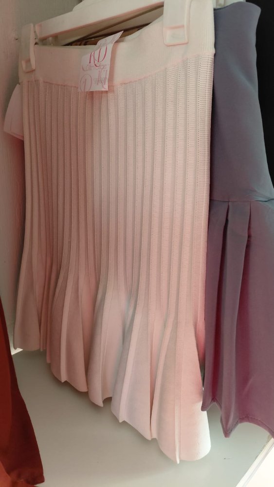 FALDA DE PALETONES BLANCO