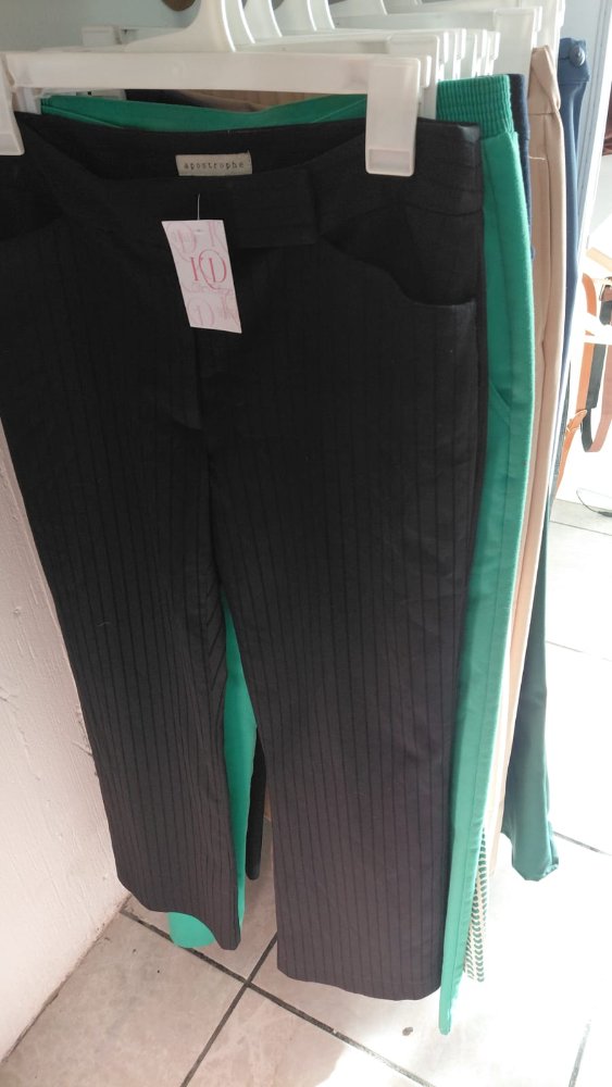PANTALON FORMAL A RAYAS OSCURO