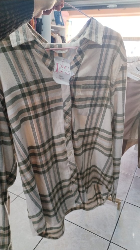 CAMISA CUADROS VERDE