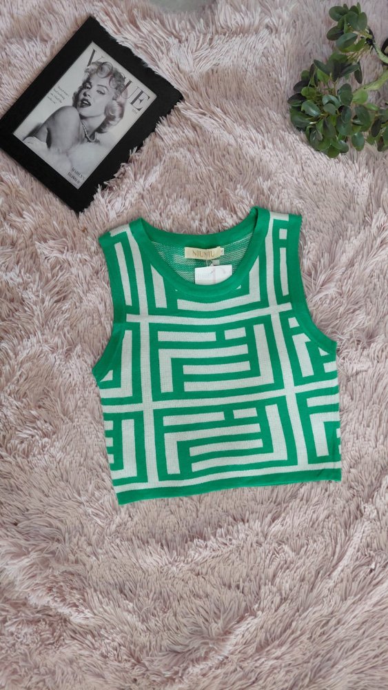 CAMISETA RAYAS VERDES