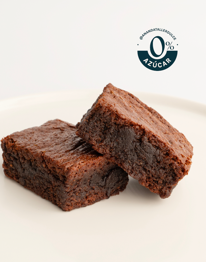 Placa de Brownie de Chocolate 0% azúcar (35 porciones)