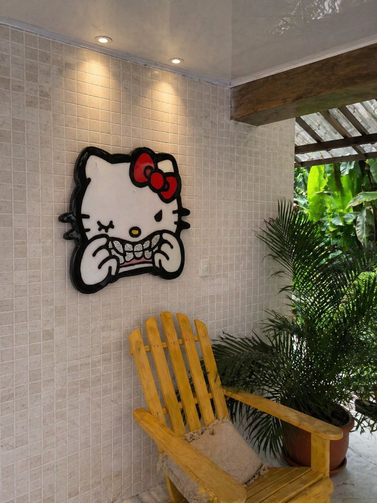 Arte en Madera: Hello Kitty