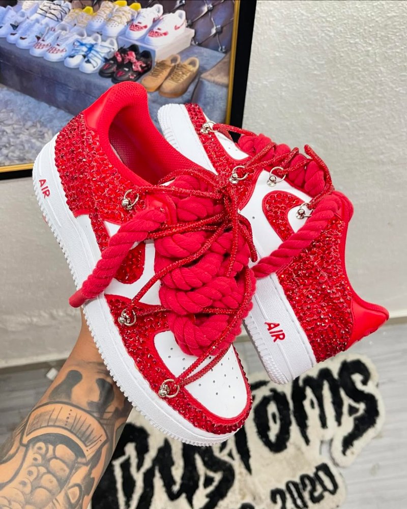 Red diamond AF1 x off white