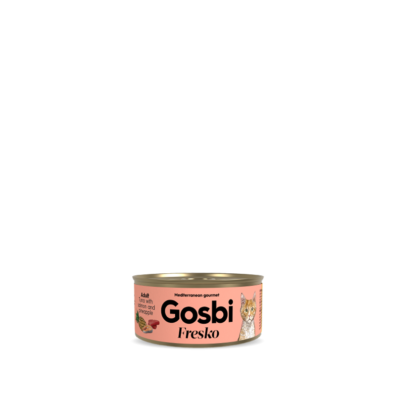 Fresko Felino Adulto Tuna con Salmón y Piña (70 gr)