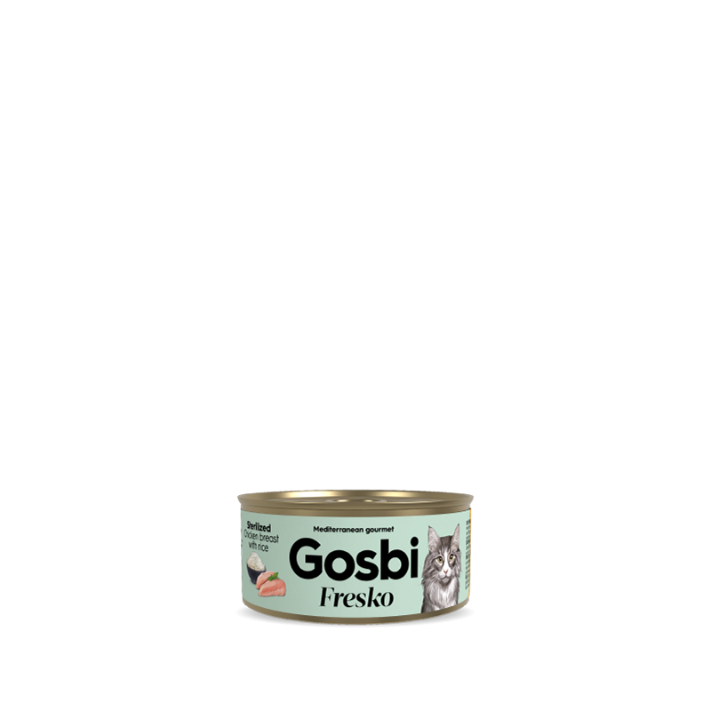 Fresko Felino Esterilizado pechuga de pollo con Arroz (70 gr)