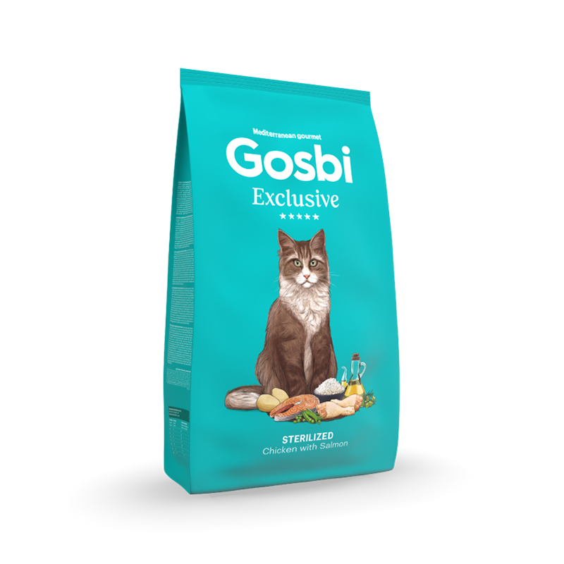 Gosbi Felino Exclusive Esterilizado Pollo y Salmón