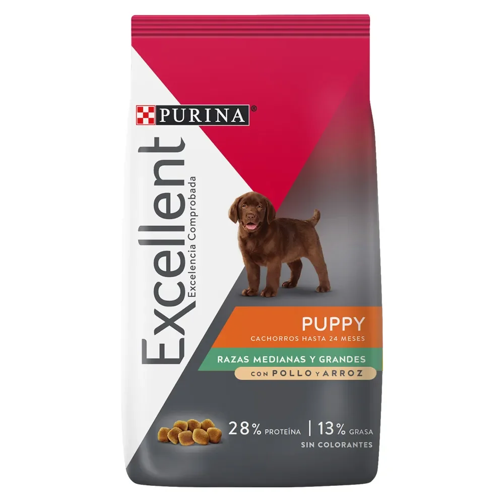 Excellent Canino Cachorro Pollo y Arroz
