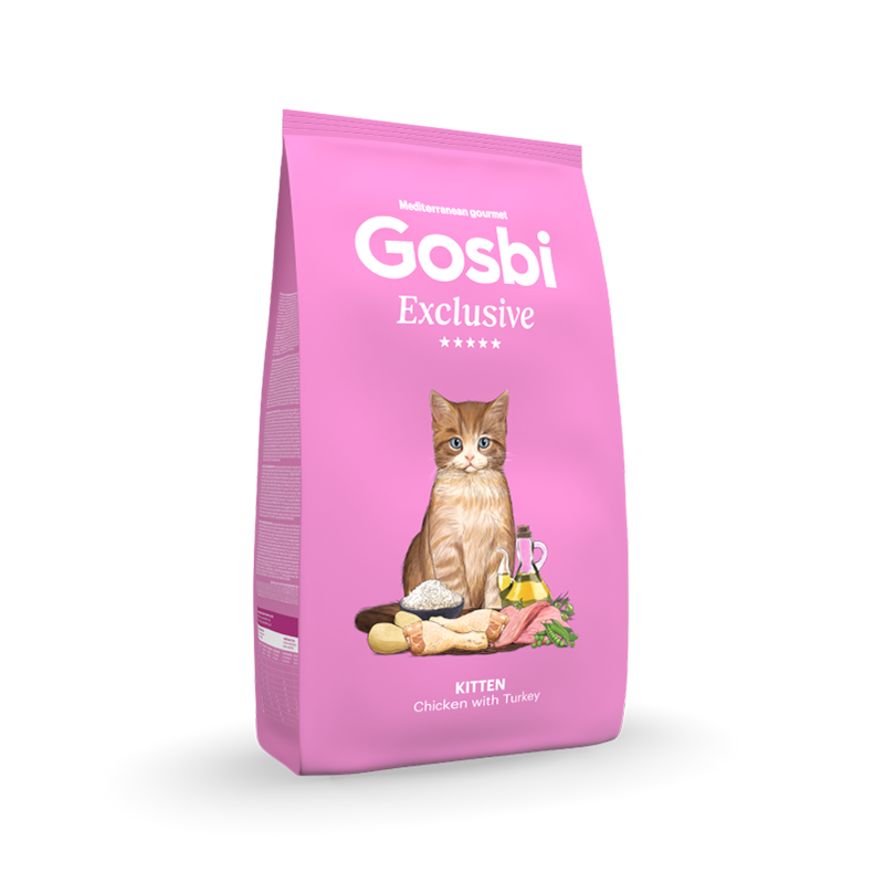 Gosbi Felino Exclusive Kitten Pollo y Pavo